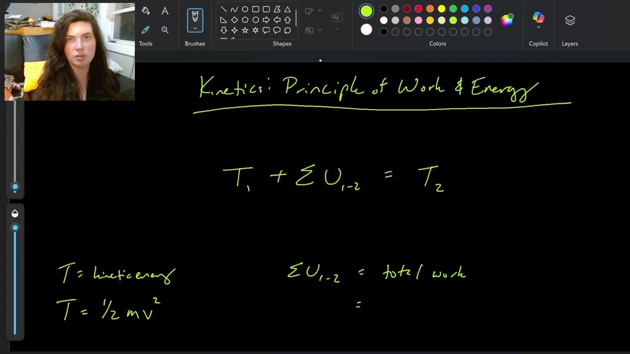 Principle of Work and Energy - ENG 212 Dynamics - Lesson 12