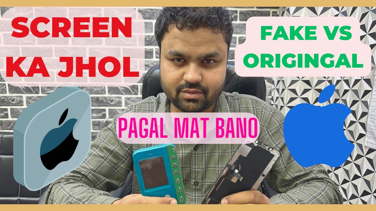 iPhone Screen Jhol Fake Vs Original GX| Truetone | Worlds 1st Video of Awareness 