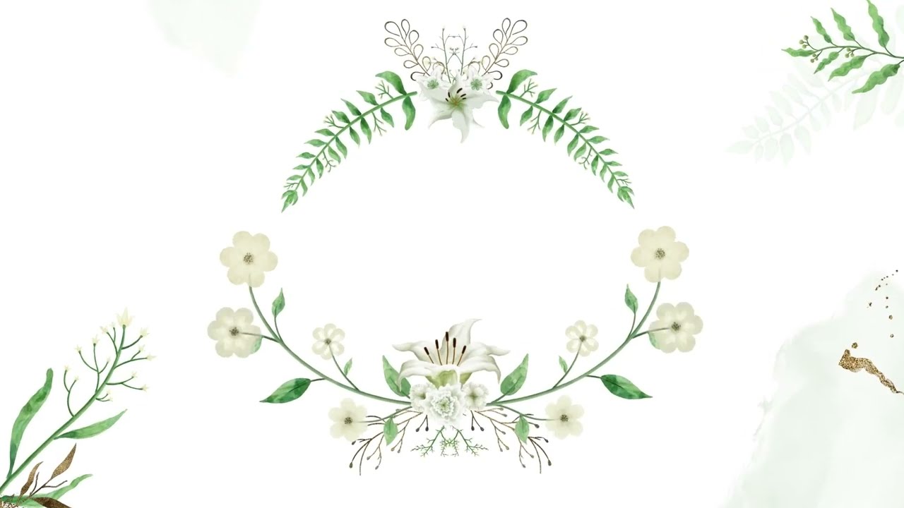 free blank wedding invitation video 2023