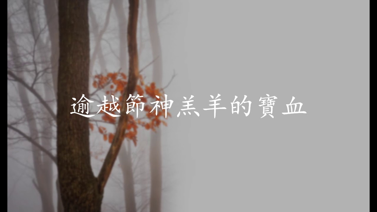 逾越節神羔羊的寶血-在主寶血遮蓋之下 -以斯拉音樂