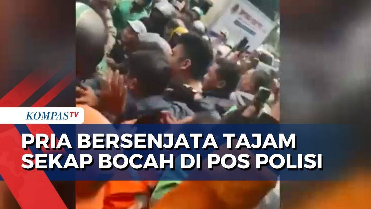 Pria Bersenjata Tajam Sekap Bocah di Pos Polisi Pejaten Jaksel