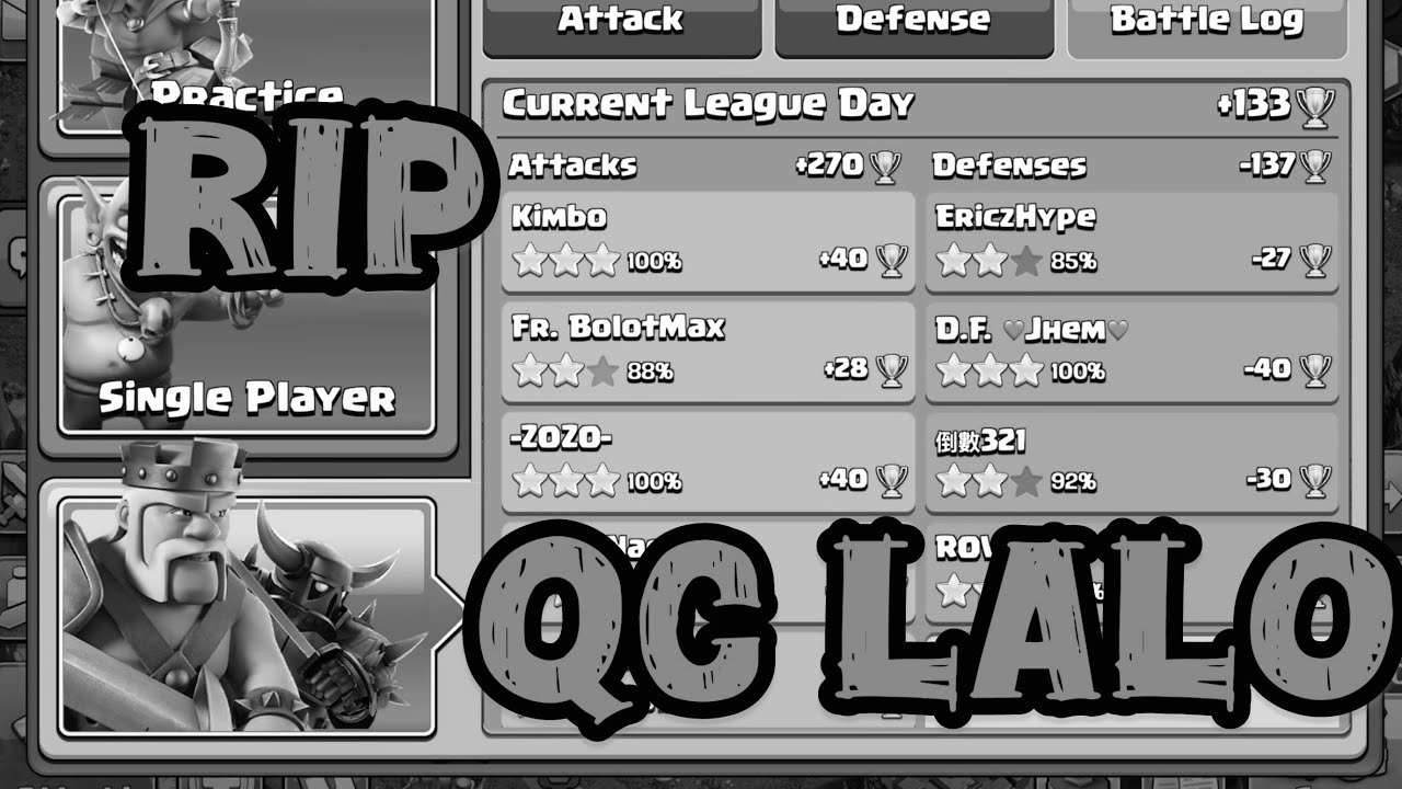 My last time using Qc Lalo in Legend League Live Commentary - Clash of Clans