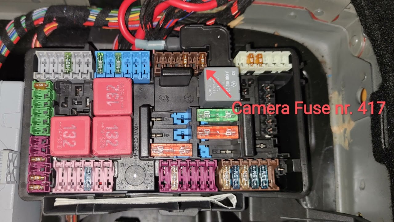 Mercedes c180 w205 parking camera problem, camera not working