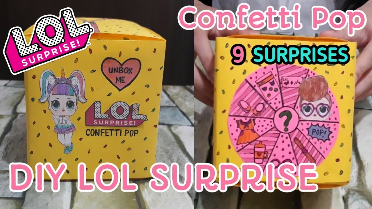 Homemade LOL Surprise  Confetti Pop !!!