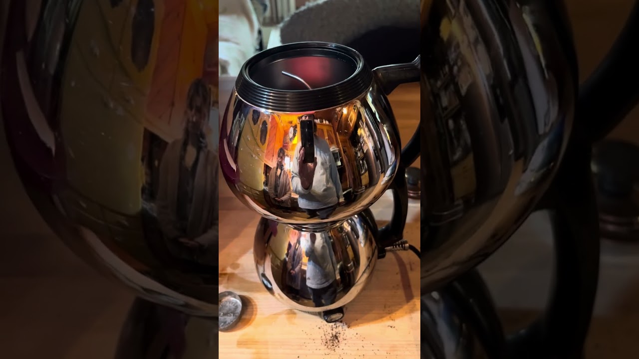Vintage Sunbeam Coffee Master Vacuum Percolator Set Up And Operation.
