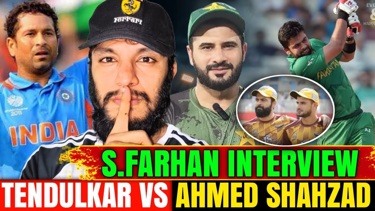 🔥 SAHIBZADA FARHAN SHOCKS CRICKET WORLD! Ahmed Shehzad Over Sachin & Rohit? 😳🇵🇰