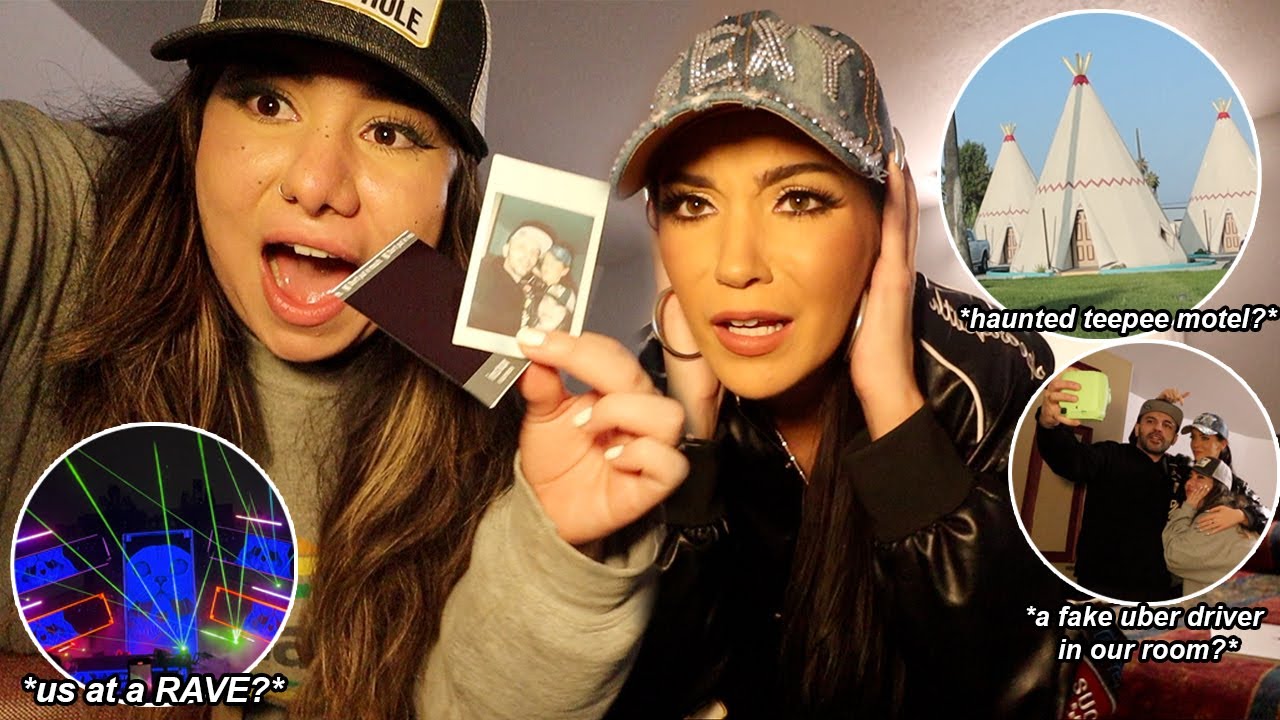 WE STAYED AT A HAUNTED TEEPEE MOTEL & WENT TO A RAVE...?