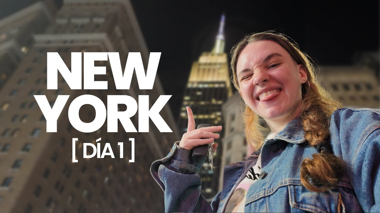 UN DIA EN NEW YORK #1 🍎🗽🚕  Llegada a JFK, Airtrain, Downtown, Midtwon, New Jersey, Skyline y más!
