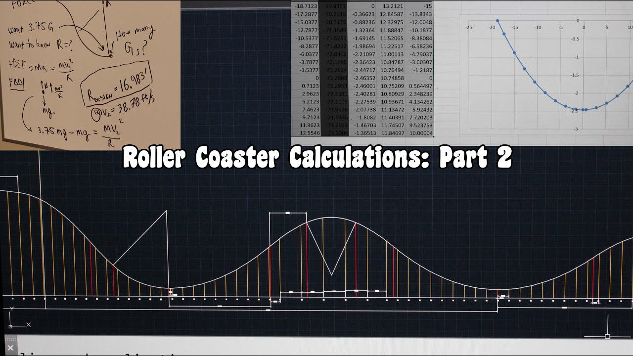 Roller Coaster Calculations - Part 2