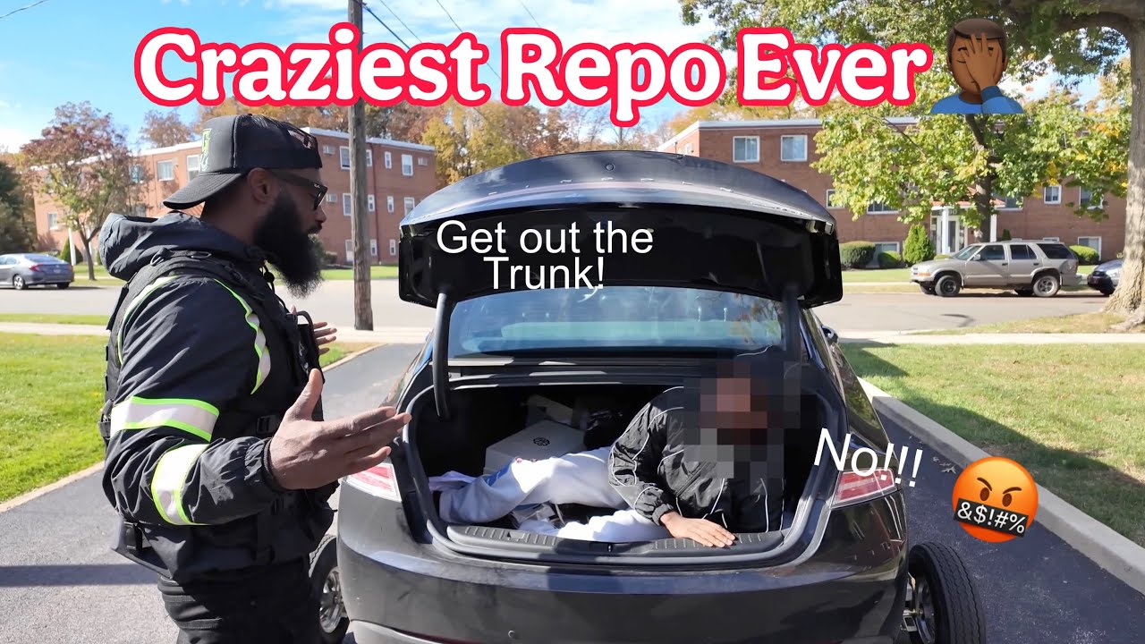 Dude really locked himself in the trunk! (Repo)