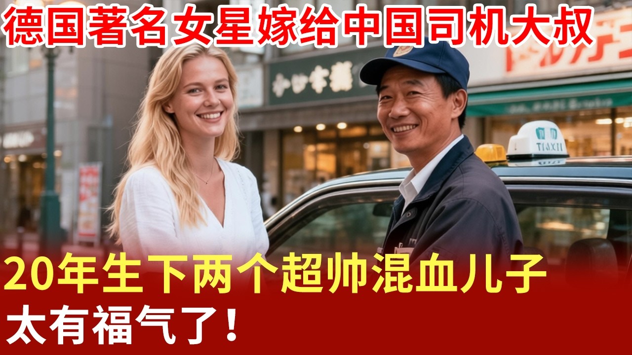 德国著名女星嫁给中国司机大叔,20年生下两个超帅混血儿子,太有福气了！【明星记忆】