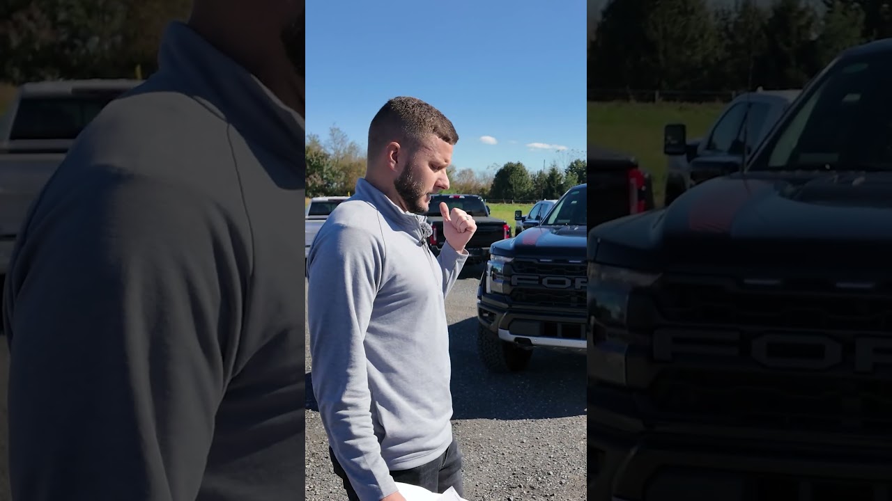Сравнение размеров Ford Raptor и GMC AT4x 