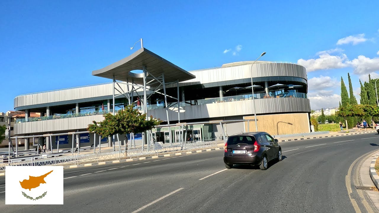 DRIVING from NEON MALL to KINGS AVENUE MALL in CYPRUS 4K (60fps)