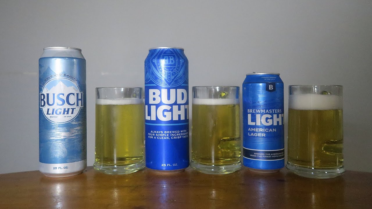 Busch Light vs Bud Light vs Brewmasters Light | A Search for the Worst Beer