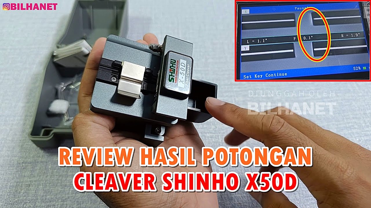 Review Fiber Cleaver SHINHO X-50D High Precision Mirip Fujitomo FM-08 & Tekcn C-20