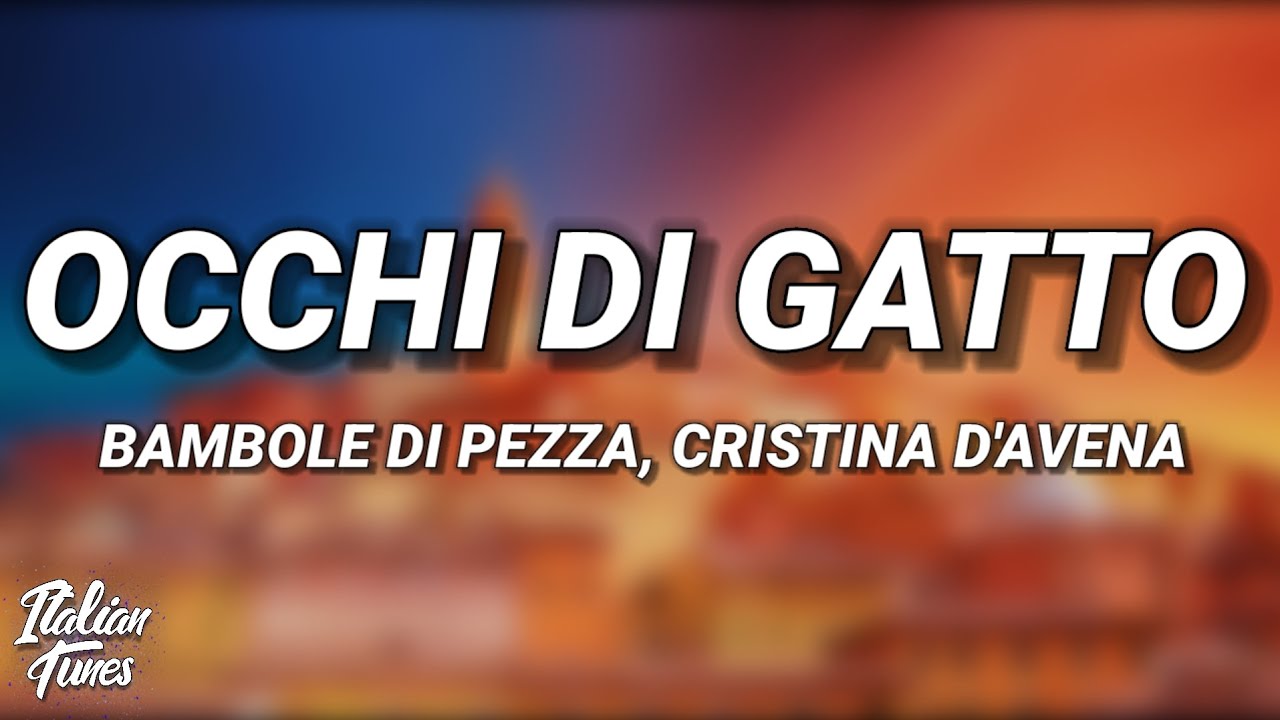 Bambole di Pezza, Cristina D'Avena - Occhi di gatto (Testo/Lyrics) [Sanremo 2026]