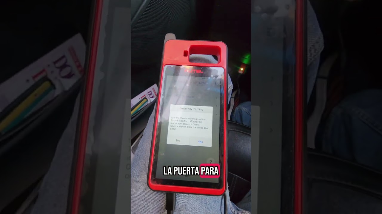 programación llaves pérdidas Hyundai Tucson 2015 llave de proximidad generada con autel km 100