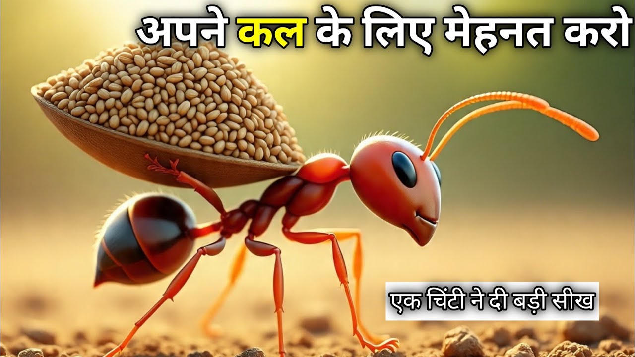 Best Motivational Story in Hindi - एक चींटी की कहानी | Motivational Story Of Ant