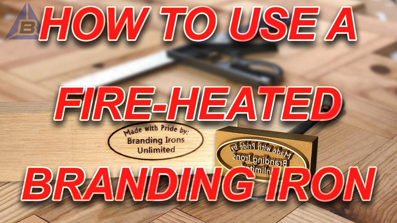 🔥How To Use A 🔥 Heated Branding Iron🔥