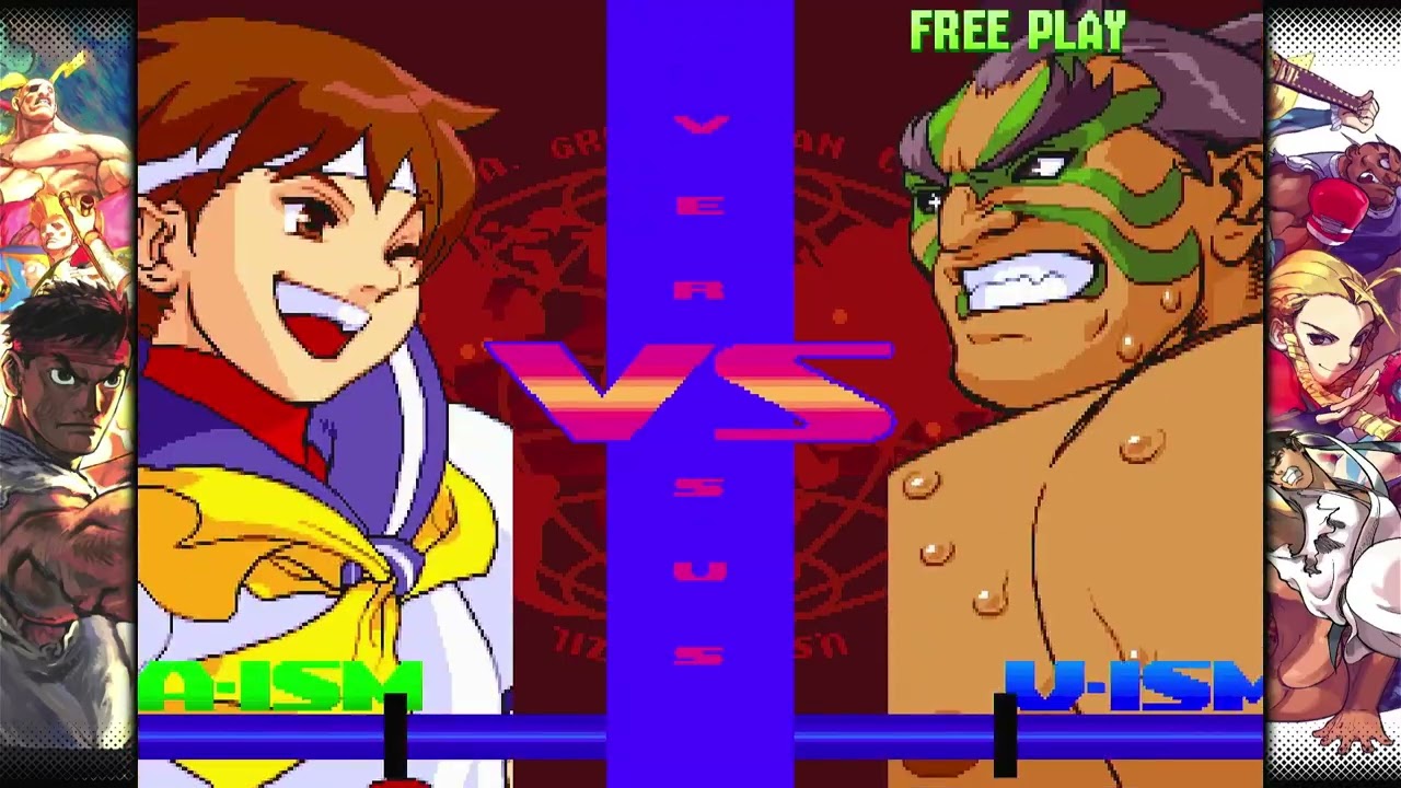 Street Fighter Alpha 3 Upper - Sakura Playthrough (Arcade Mode)
