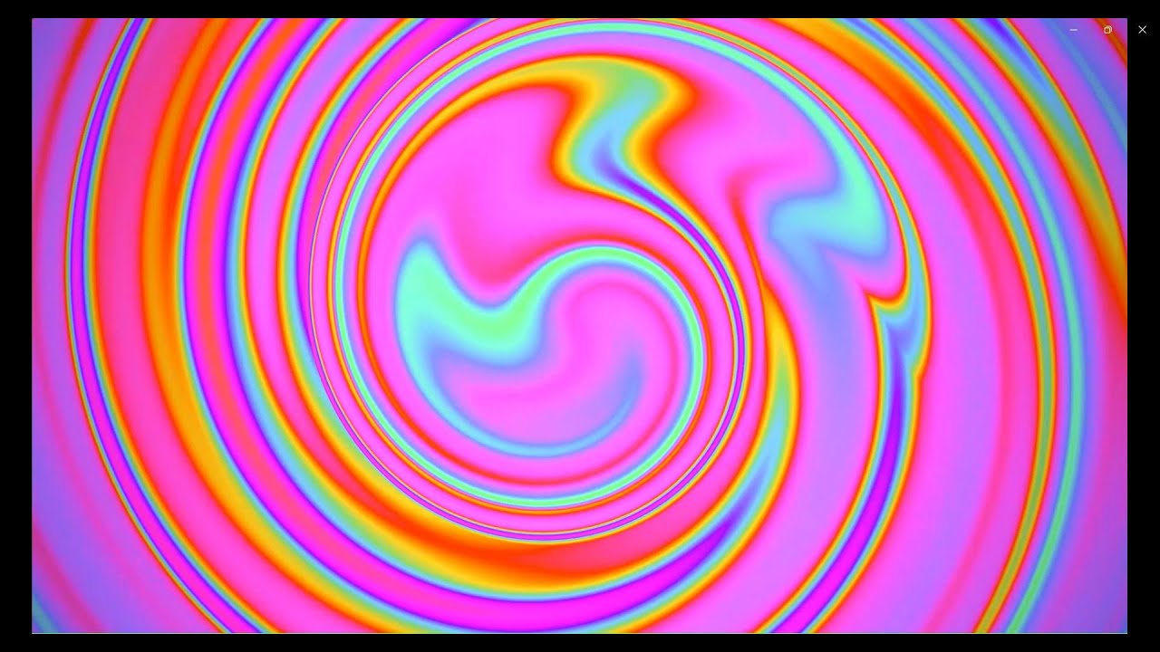 Psychedelic Colors in Motion - Relaxing Visual Art  | Silent