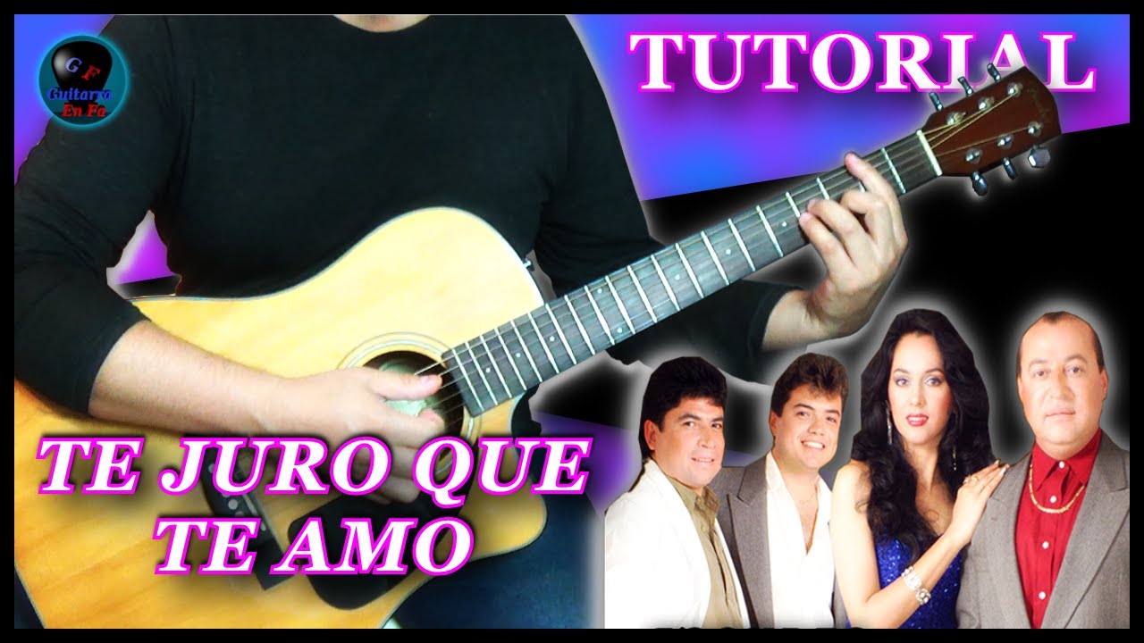 ✅ Cómo tocar TE JURO QUE TE AMO en guitarra ✅ Los Terrícolas | TUTORIALES DE GUITARRA T5.