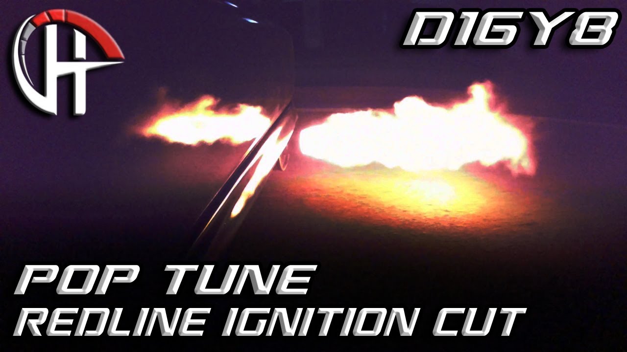 D16Y8 Honda Civic Burble Tune и отключение зажигания!