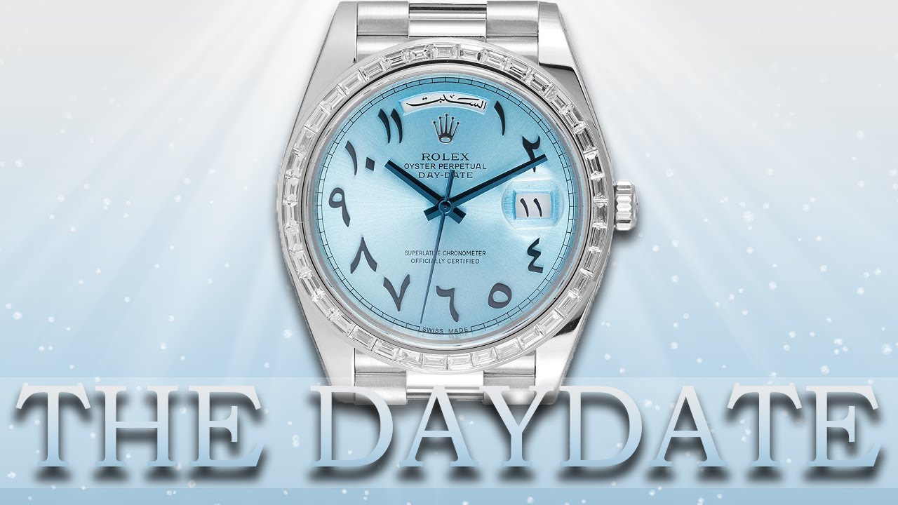Rolex Platinum DayDate40 TBR Ice Blue Arabic Dial 228396TBR