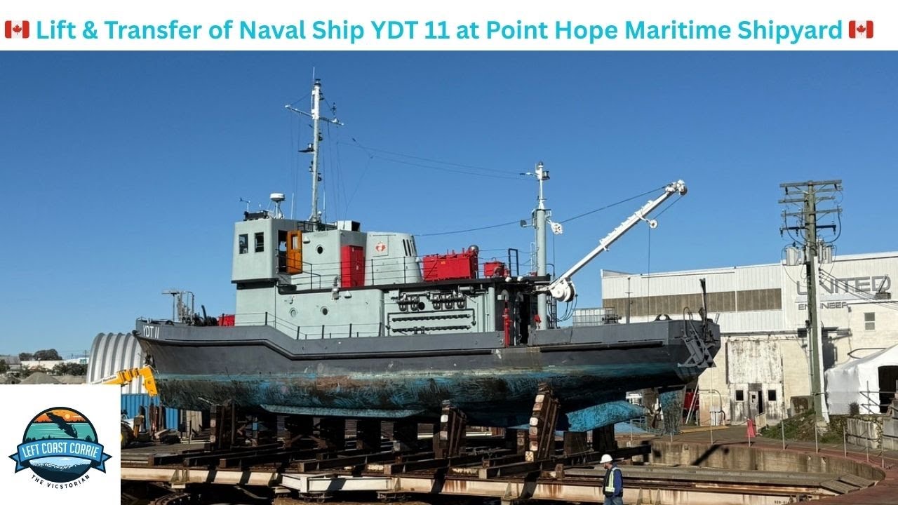 Watch This Navy Ship Get Lifted Out of the Water!