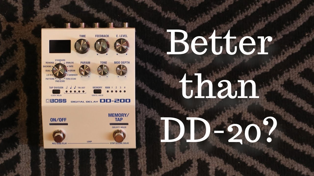 BOSS DD-200 DIGITAL DELAY DEMO