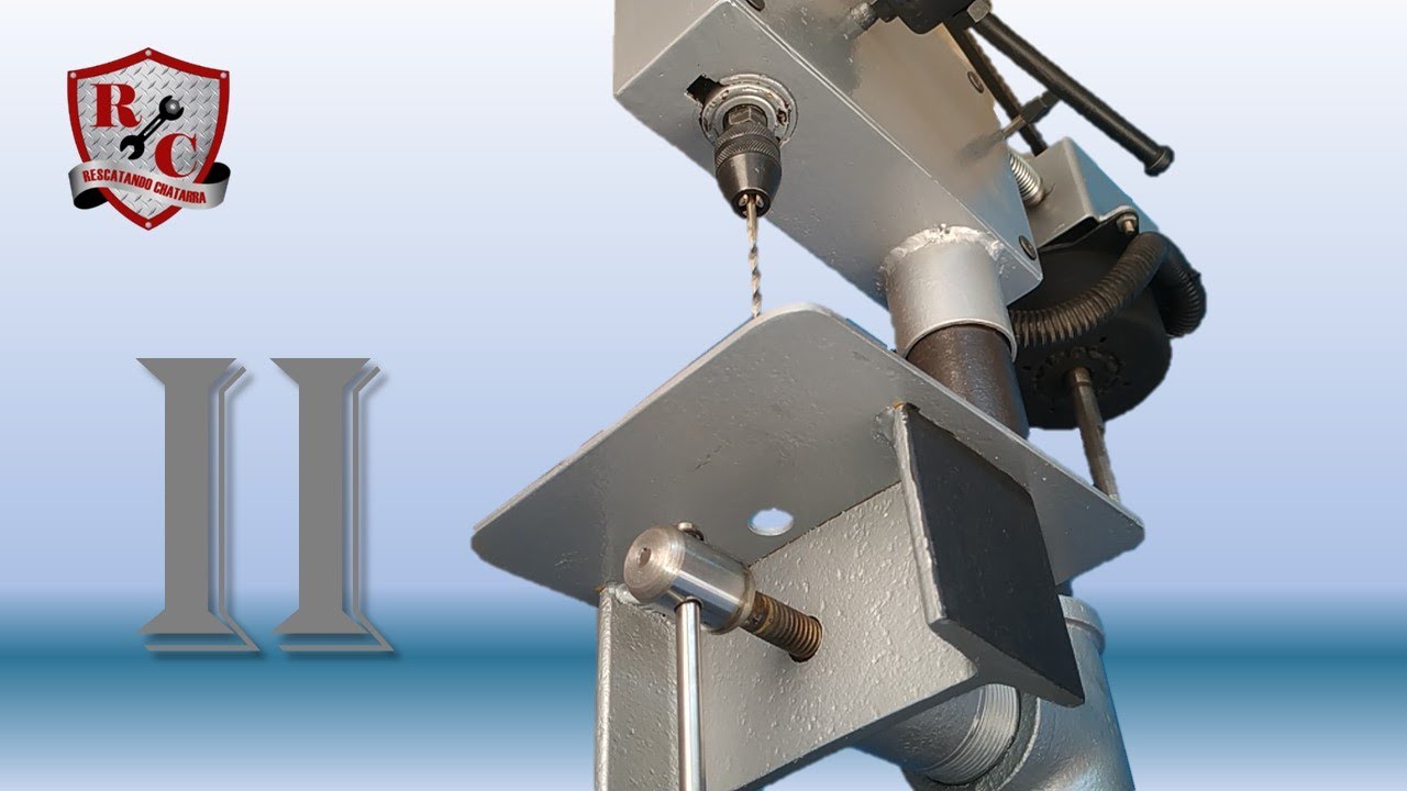 I build mini  BENCH DRILL / Construyo mini TALADRO de mesa [2a Parte]