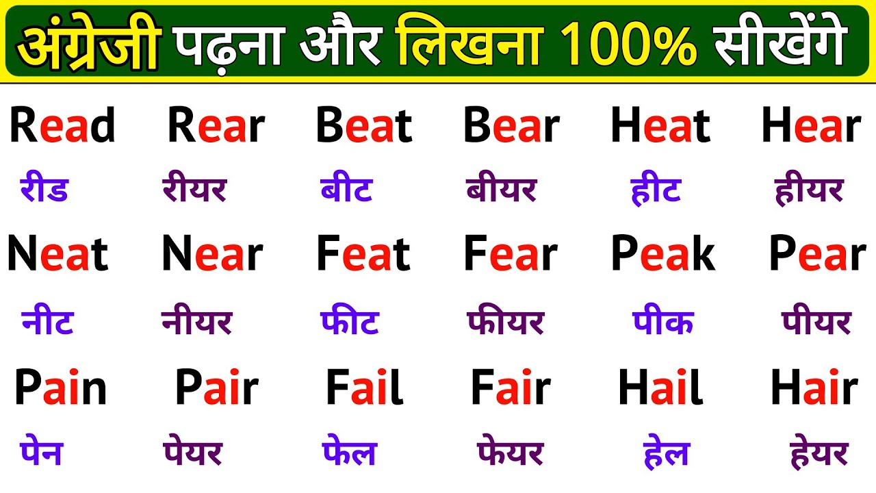 अंग्रेजी सीखना है तो ये वीडियो देखें | Angreji padhna kaise sikhe | How to learn english
