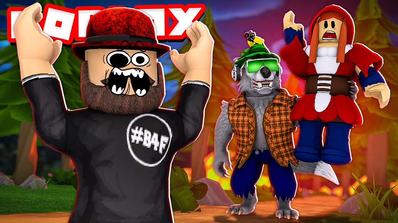 OWNER MADE ME A WOLF AND I ATE MY DAD in ROBLOX RIDING HOOD HORROR STORY