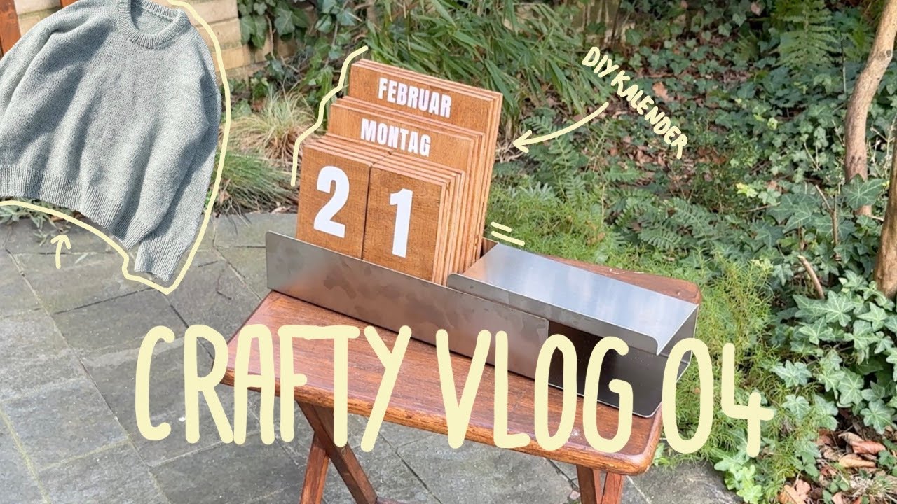 Crafty Vlog 04 – DIY Topfuntersetzer, DIY Design Kalender, Kuh-Kostüm für Karneval