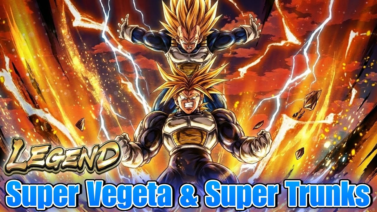 Super Vegeta & Super Trunks (LR) , Super Goku (SP) , Super Saiyan Gohan (Youth) (SP) | DB LEGENDS 