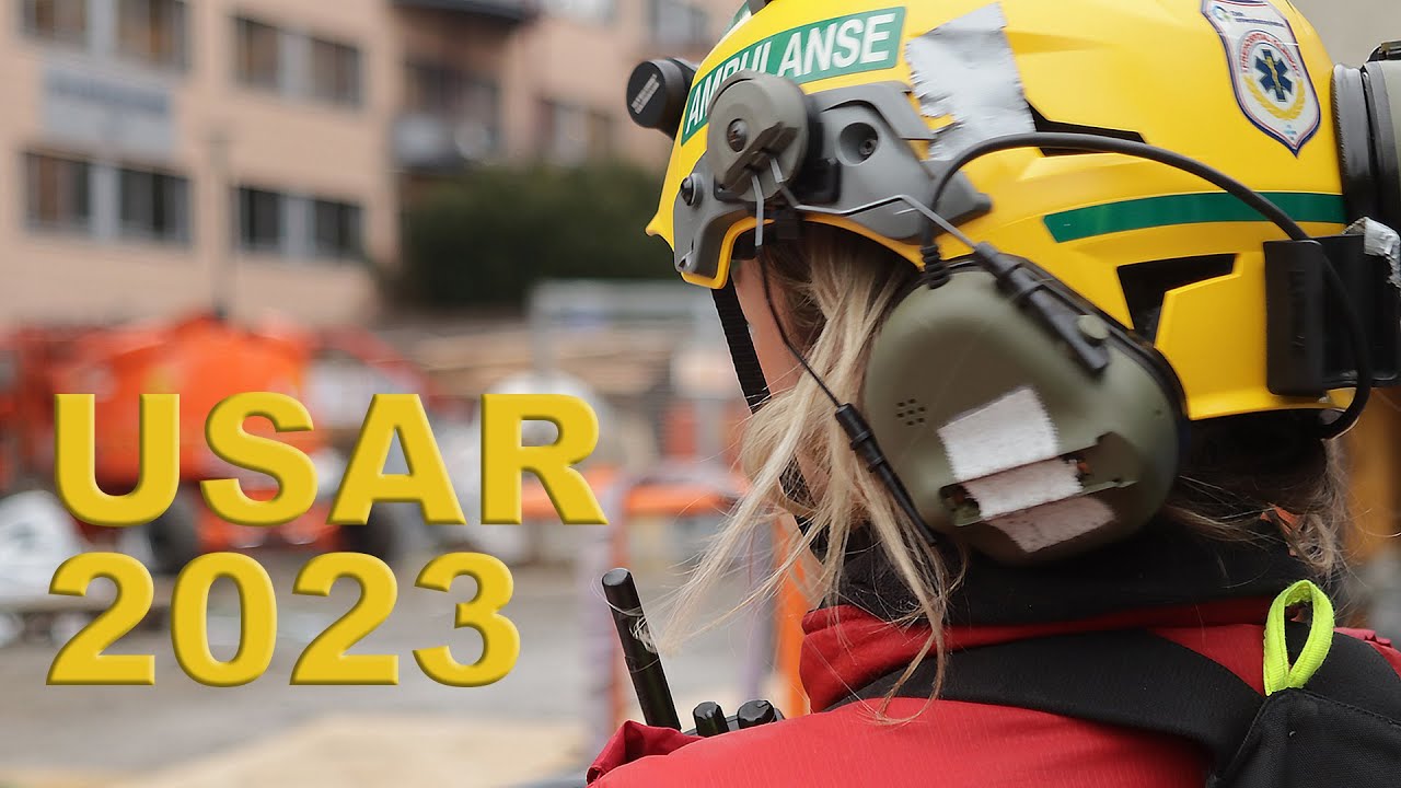 OUS og OBRE øver USAR i Nydalen - februar 2023