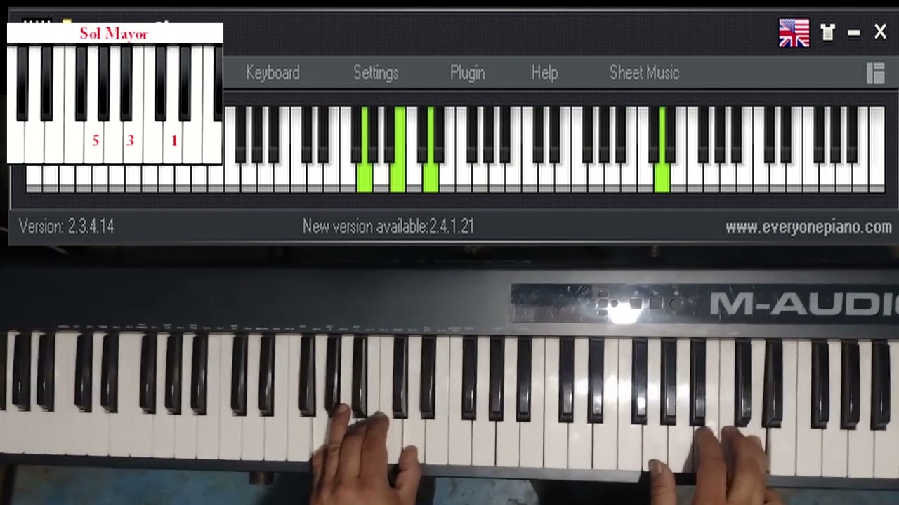 La marcha de los Santos piano