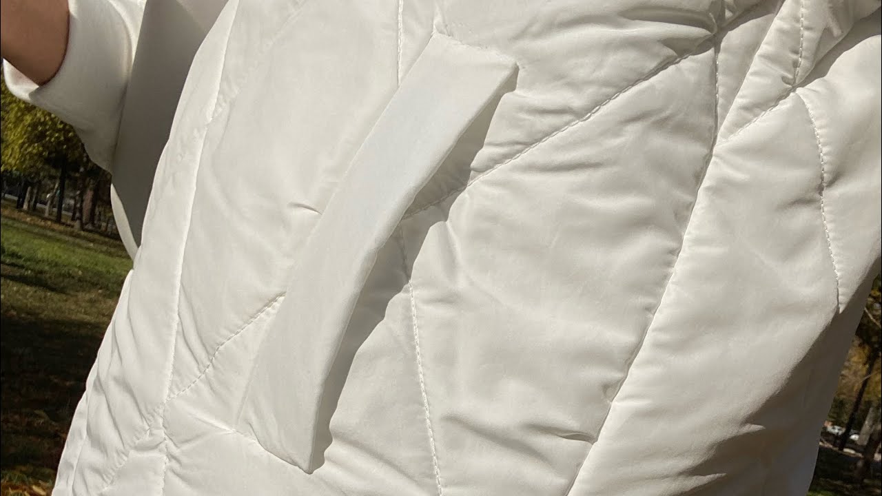 КАК СШИТЬ Карман с листочкой на куртке без подкладки (чистая изнанка)