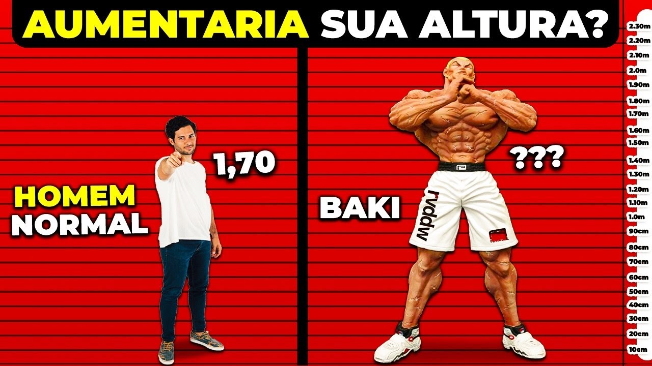 Cirurgia de aumento de altura! Realidade vs A história de Jack Hanma!