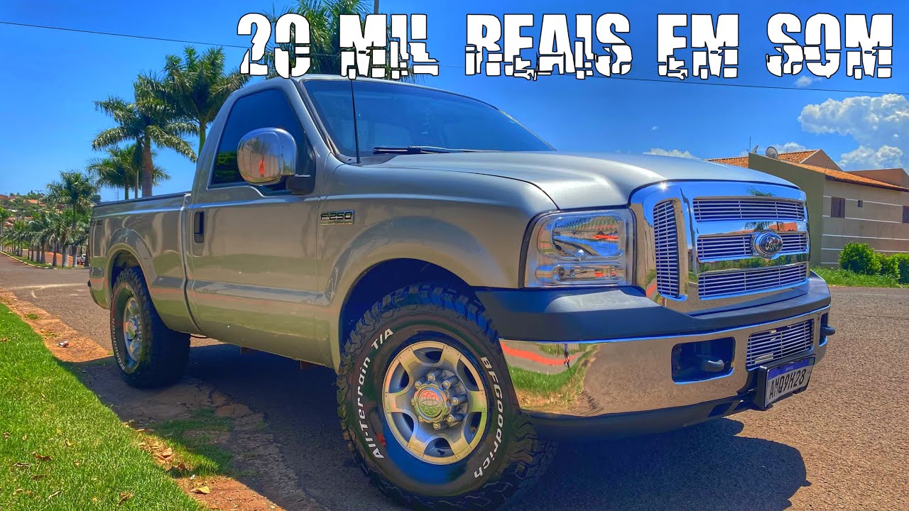 F250 XLT 2005 COM PNEU BF 315 E MOTOR MWM 6 CILINDROS