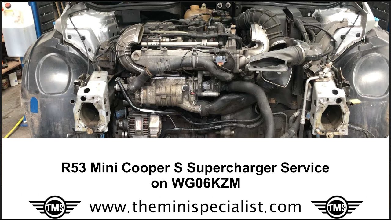 Supercharger Service on Mini Cooper S R53 WG06KZM