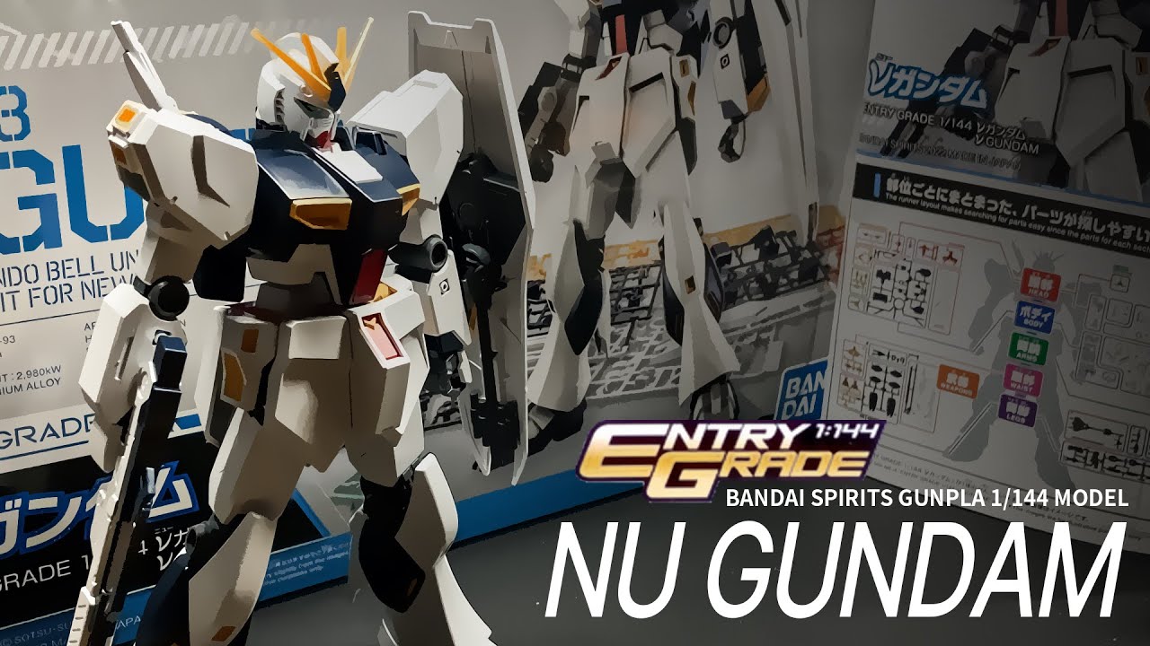 Entry Grade 1/144 Nu Gundam ASMR BUILD | gundam build | gundam asmr | gunpla asmr | Gunpla