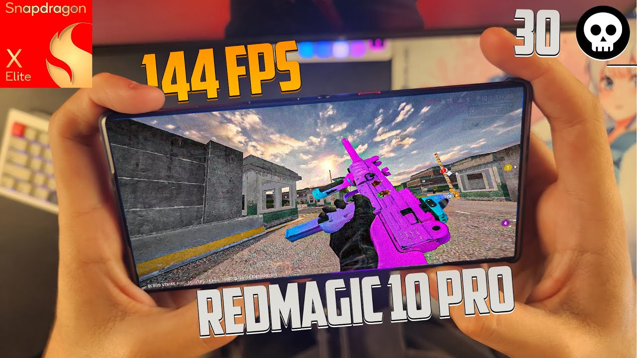 144 FPS REDMAGIC 10 PRO SD 8 ELITE MAX GRAPHICS BLOOD STRIKE MOBILE GAMEPLAY 30 KILLS UZI