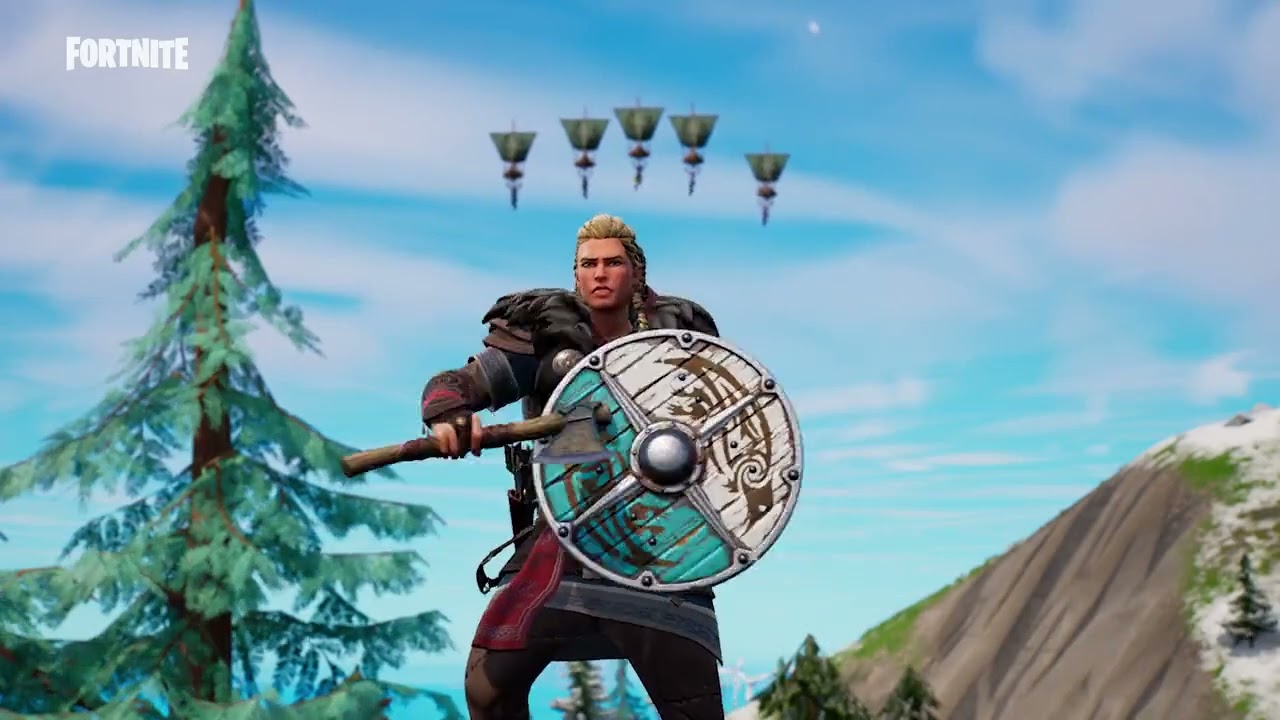 Fortnite Assassin's creed Viking War Cry Emote!