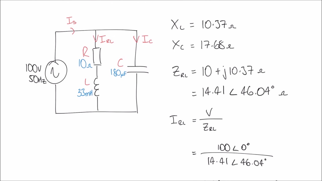 Using Phasor Diagrams to Evaluate Series and True Parallel RLC AC Circuits