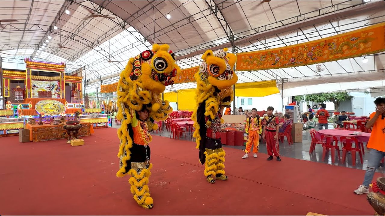 [4K] Prayers before Nam Sieng Tan Cup Acrobatic Lion Dance Championship 13 Dec 2025
