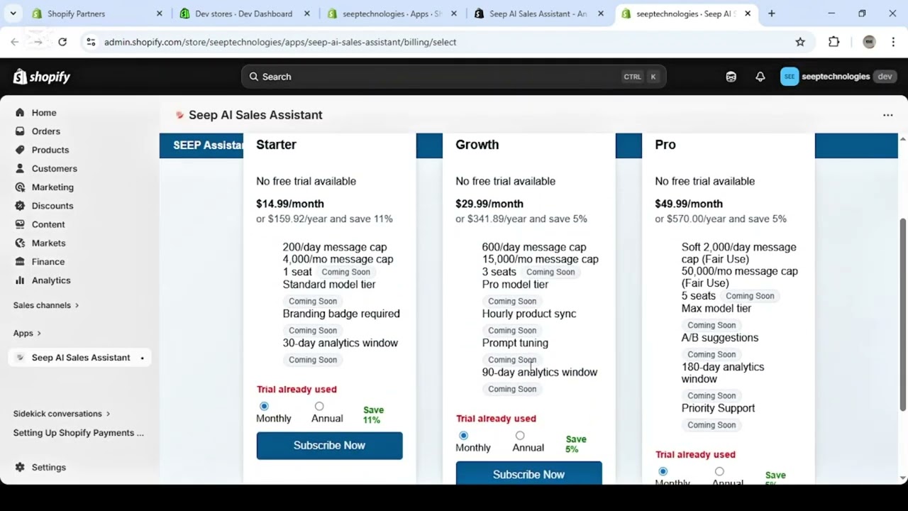 Seep AI Sales Assistant installation guide 