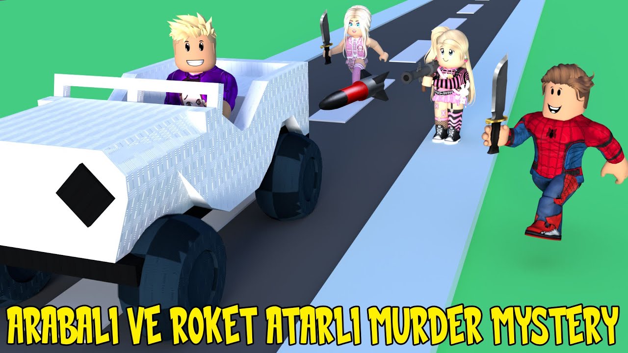 Arabayla Kaçtık Roket Atarla Patladık | Roblox Brookhaven Murder Mystery