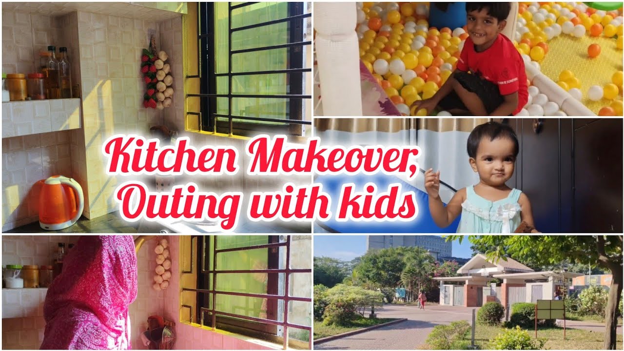 My Kitchen Makeover| বাচ্চাদের বাইরে ঘুরতে নিয়ে গেলাম। Chocolate cake বানালাম। @LifeWithSharmin651 