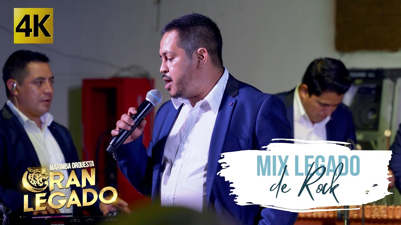 Marimba Orquesta Gran Legado - Mix Legado de Rock 4K